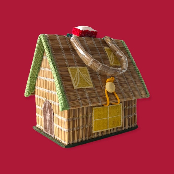 Wicker Gary Gail Vintage 1960s Twee House Purse Handbag - Picture 2 of 8
